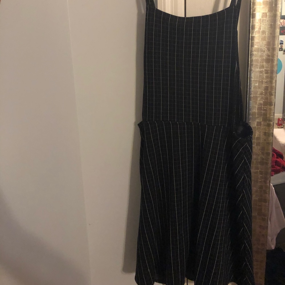 Black romper dress